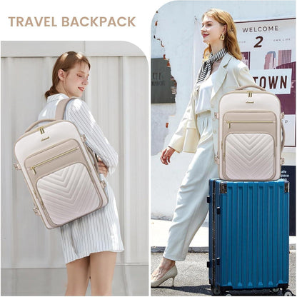 40L LOVEVOOK Handgepäck Rucksack Damen Wasserdicht 17 Zoll