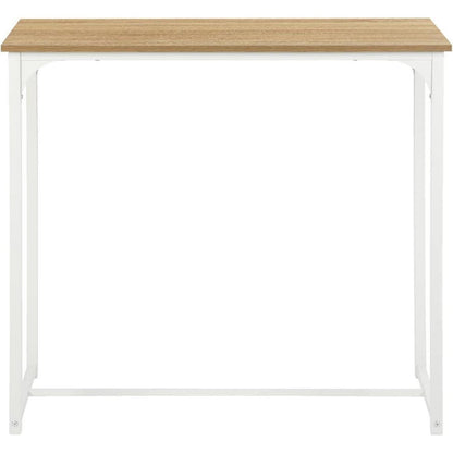 Bartisch Set mit 4 Barhockern – Industriestil Eiche & Weiß