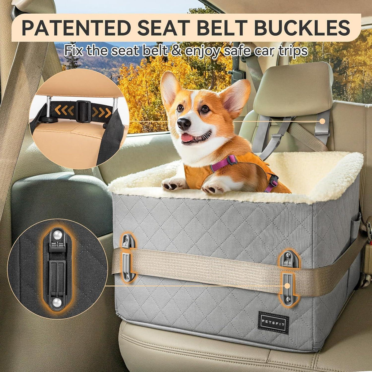 Hunde Autositz erhöht – Sicher & Komfortabel für kleine Hunde