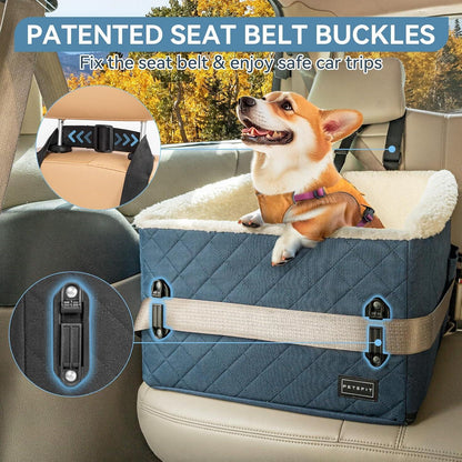 Hunde Autositz erhöht – Sicher & Komfortabel für kleine Hunde