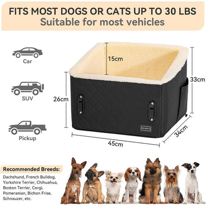 Hunde Autositz erhöht – Sicher & Komfortabel für kleine Hunde