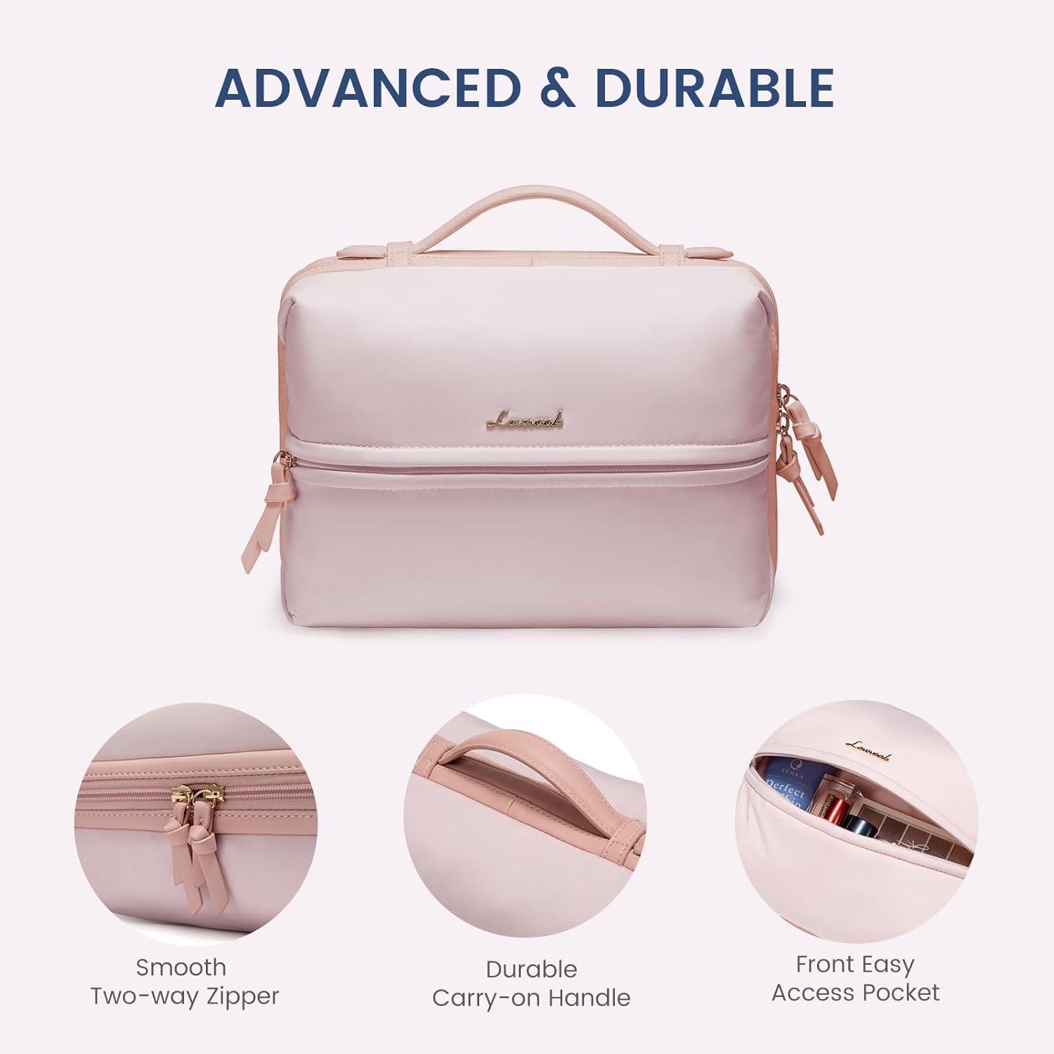 Kulturtasche Damen Aufhängbar Groß Wasserdicht Reise Make Up Tasche