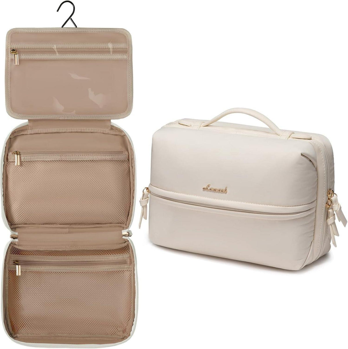 Kulturbeutel Damen Aufhängbar Groß Wasserdicht Make Up Tasche Beauty