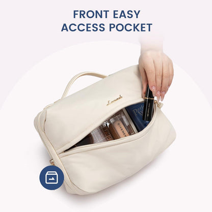 Großer LOVEVOOK Kulturbeutel Damen zum Aufhängen, Wasserdicht, Kosmetiktasche, Make Up Tasche, Reise, Weekender