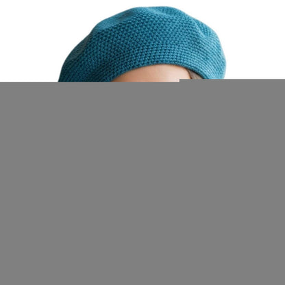 Damen Baskenmütze Sommer Leicht & Atmungsaktiv - Blau