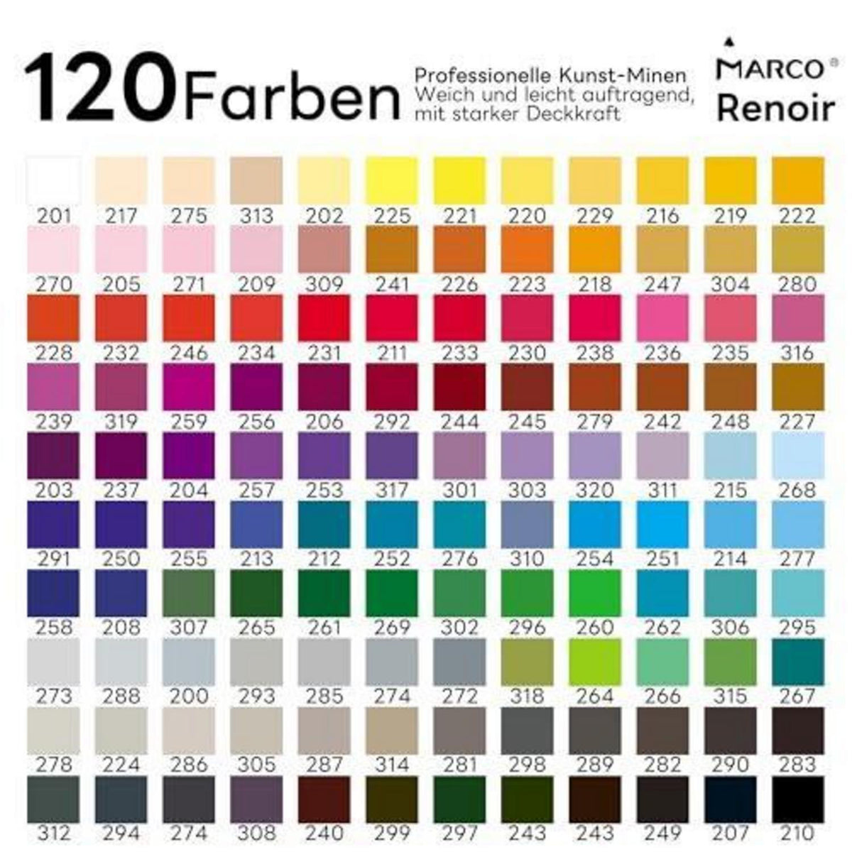 120 Buntstifte Set für Erwachsene – Professionelle Ölfarbstifte