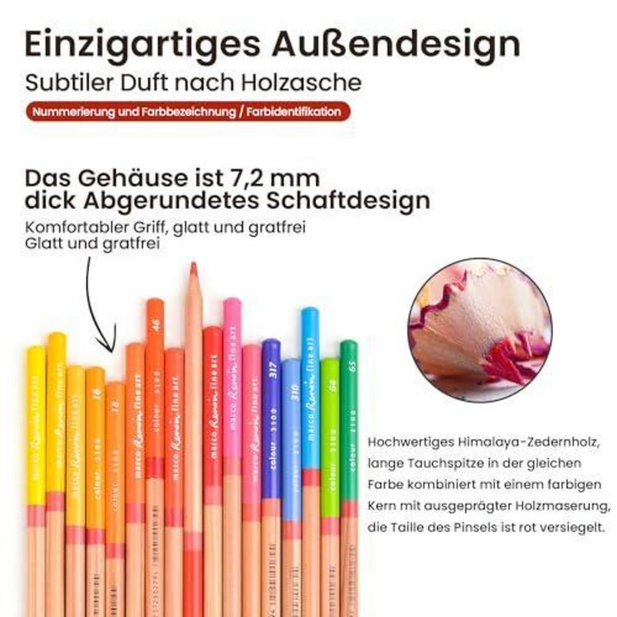 120 Buntstifte Set für Erwachsene – Professionelle Ölfarbstifte