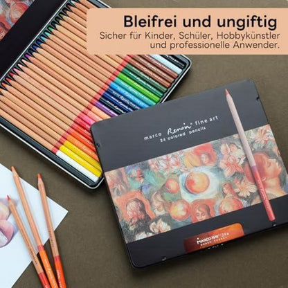 120 Buntstifte Set für Erwachsene – Professionelle Ölfarbstifte