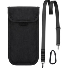 Handytasche Universal 6,9 Zoll Nylon mit Schultergurt Schwarz