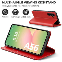 Samsung Galaxy A56 5G Hülle mit 2x Panzerglas, Rot