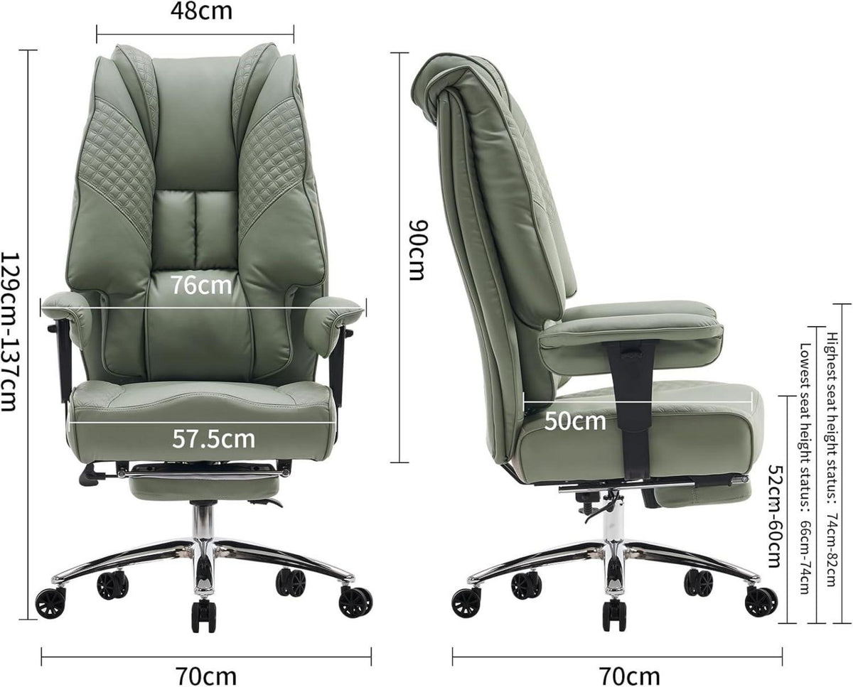 Ergonomischer Bürostuhl mit Hoher Rückenlehne und