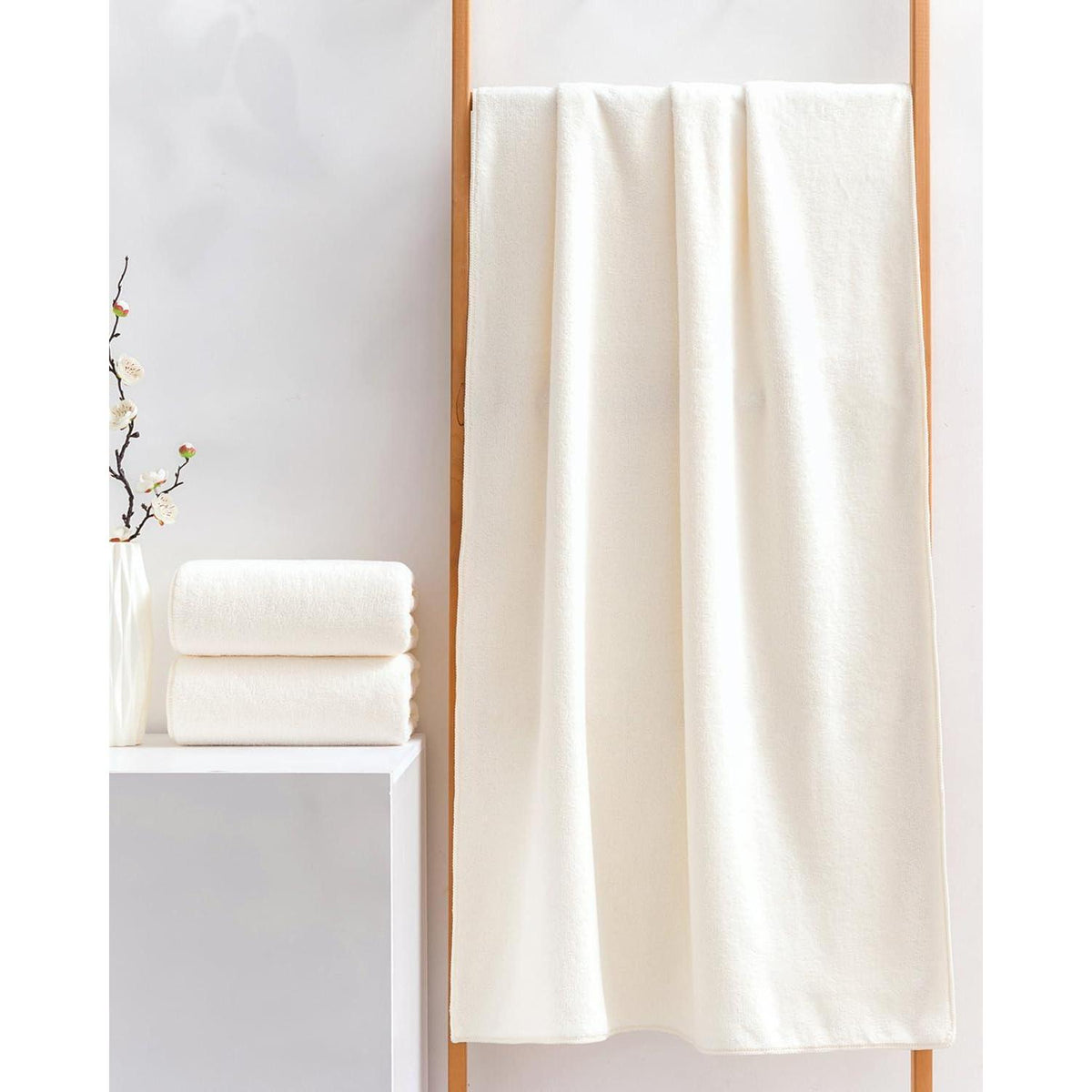 Mikrofaser Duschtuch Set – Weich, Schnelltrocknend & Kompakt