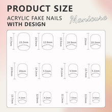 Premium Künstliche Nägel Set 24 Stück Rote Acryl Nägel Press