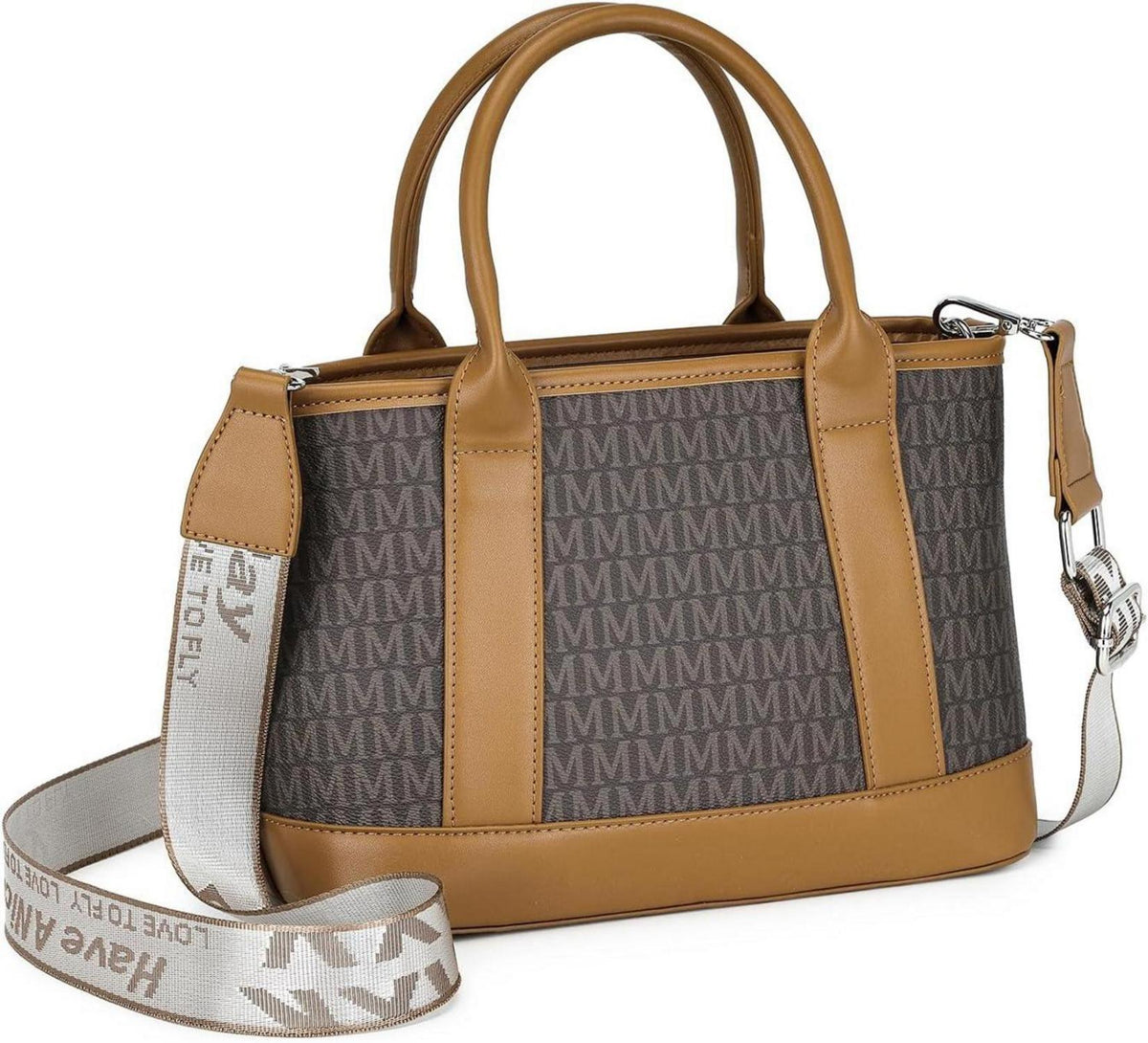 Miss Lulu Damen Handtasche Mittelgroß Tote Bag Umhängetasche Shopper