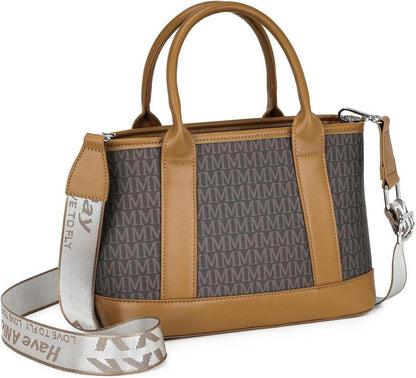 Miss Lulu Damen Handtasche Mittelgroß Tote Bag Umhängetasche Shopper