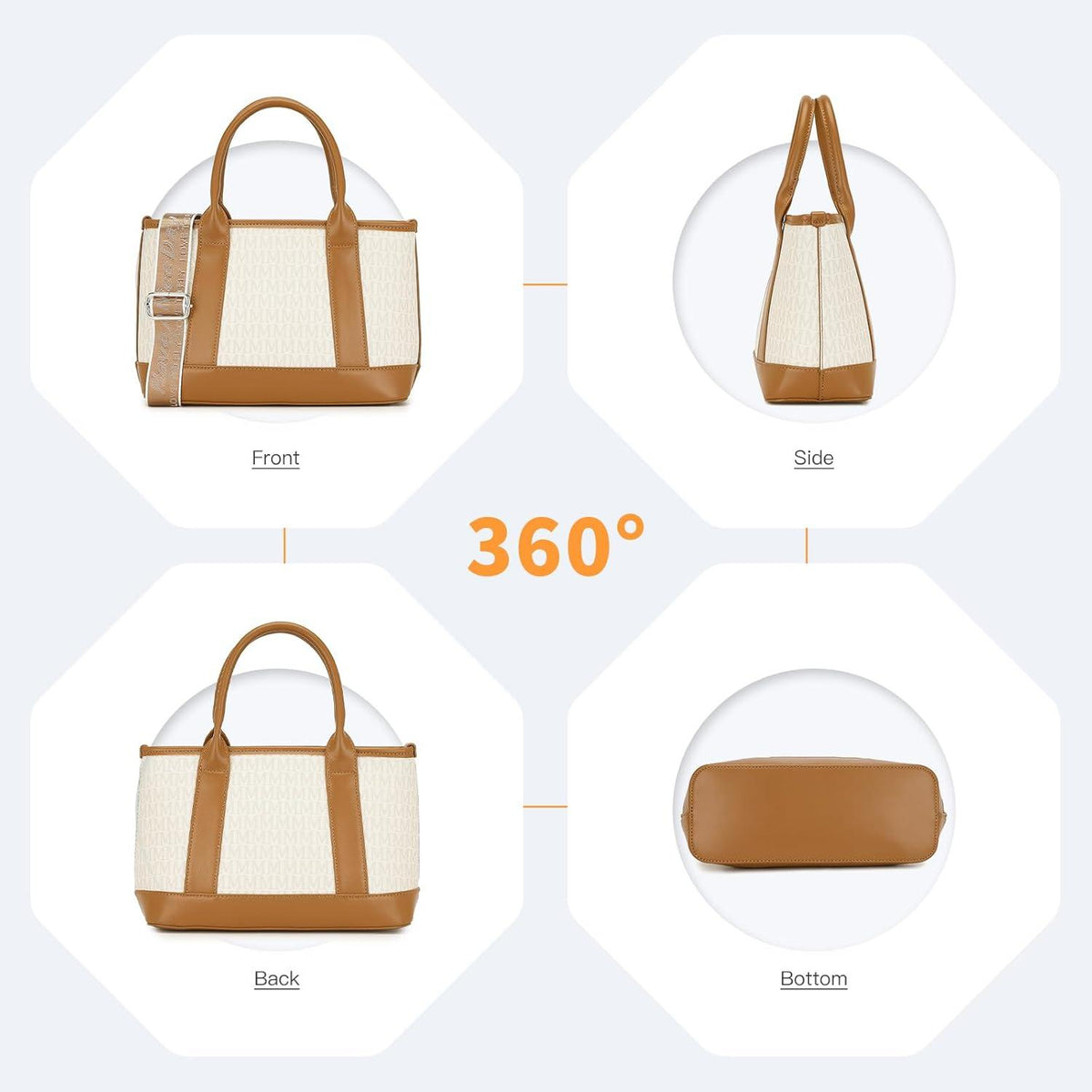 Miss Lulu Damen Henkeltasche Mittelgroß Tote Bag