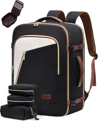 Wasserdichter Reiserucksack Damen 40L 17,3 Zoll Laptop Handgepäck