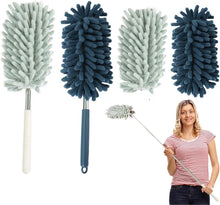 Staubwedel Teleskop Ausziehbar Lang Waschbar 80cm 4er Set