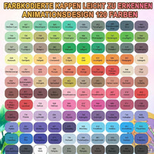 120 Acrylstifte Set Wasserfest für Steine, Glas & Co.