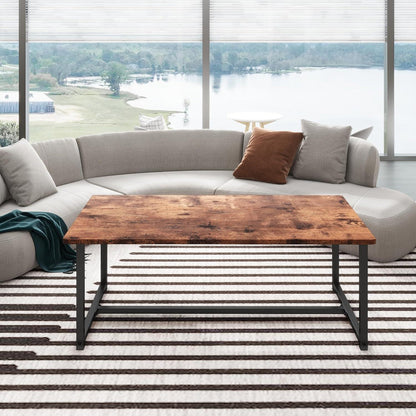 HAHRIR Vintage Couchtisch mit Stauraum und