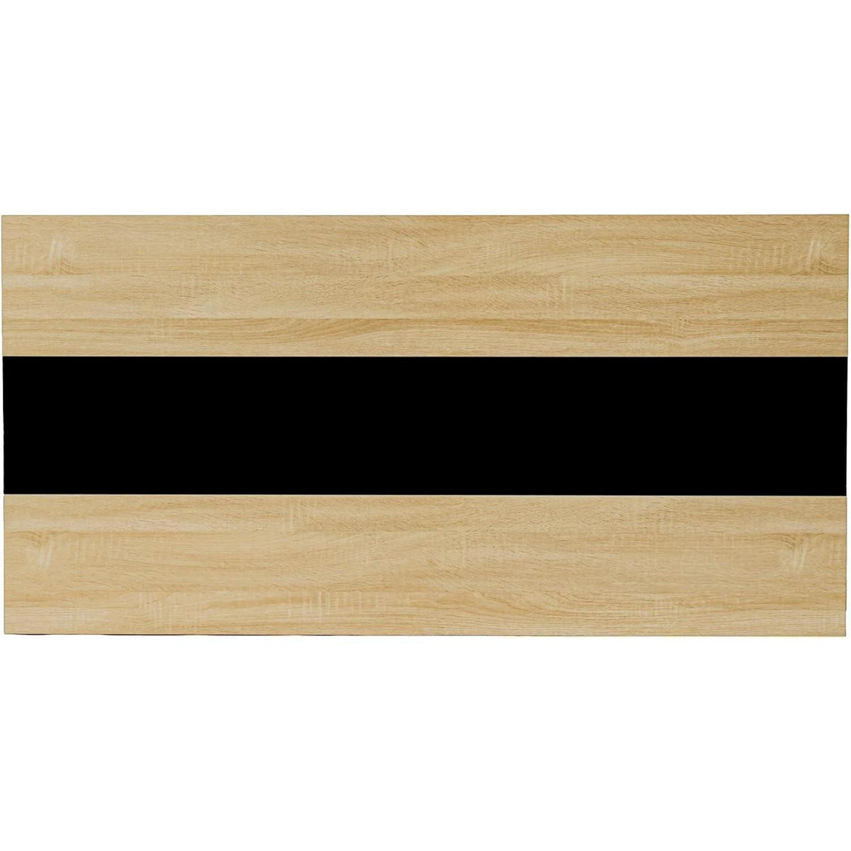 Esszimmergruppe Eiche-Schwarz: Tisch 140cm + 2 Stühle