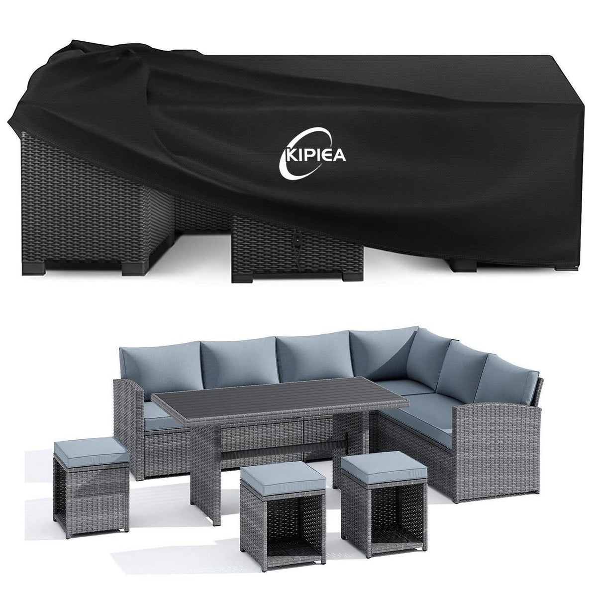 Gartenmöbel Abdeckung Winterfest 320x211x71cm