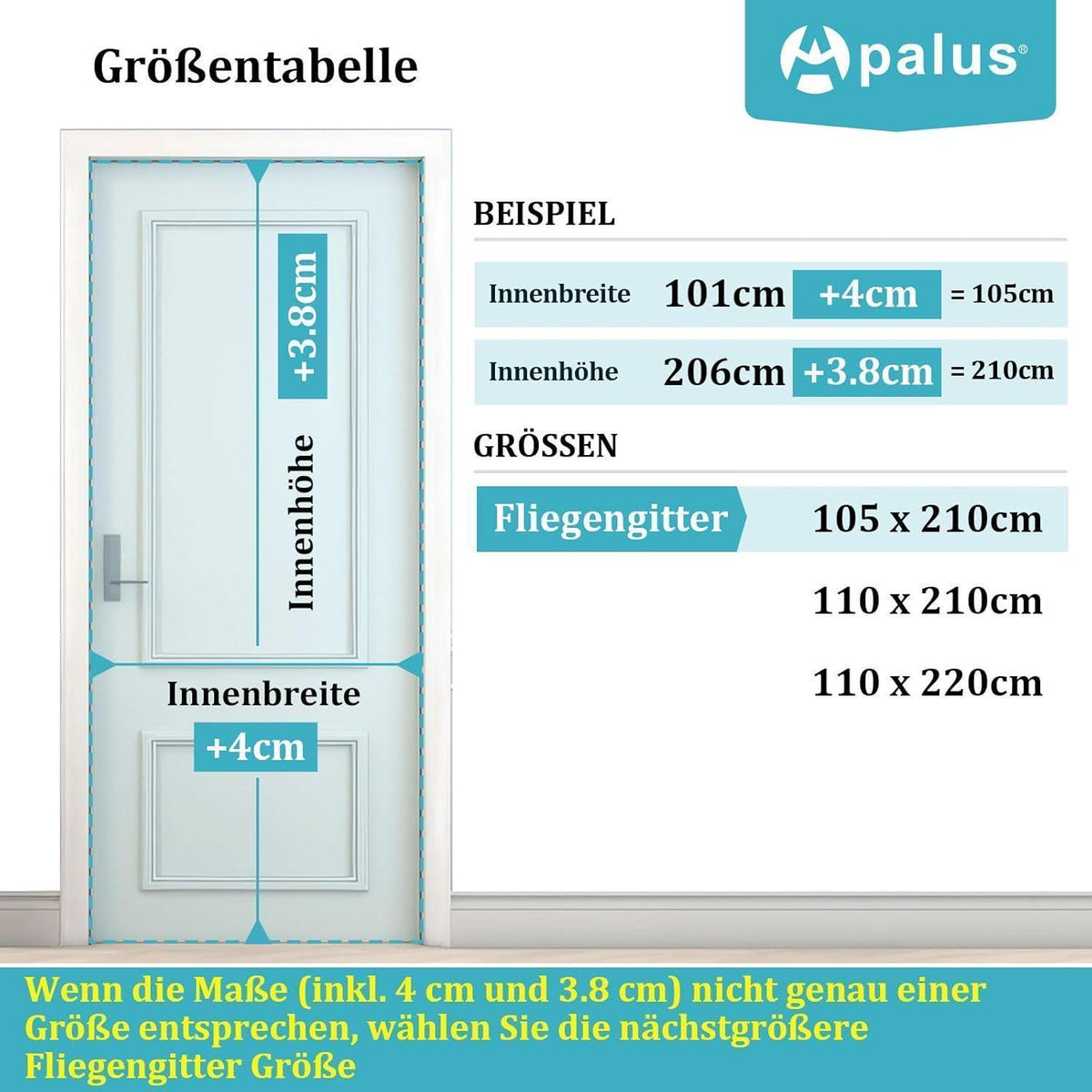 Magnetischer Fliegengitter für Balkontür 105x210cm Schwarz