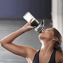 Protein Shaker 650ml Schwarz BPA-frei & auslaufsicher