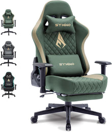 Ergonomischer Gaming Stuhl mit 200kg Belastbarkeit & verstellbaren