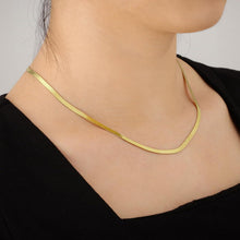 Damen Schlangenkette Edelstahl Gold 3mm Franco Kette 41-51cm
