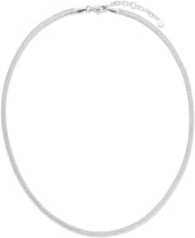Schlangenkette Edelstahl Flache Franco Kette Silber Gold