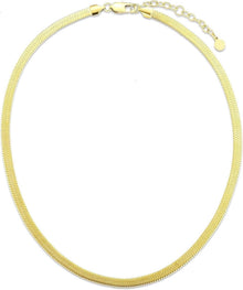 Schlangenkette Edelstahl Flache Franco Kette Gold Silber 5mm