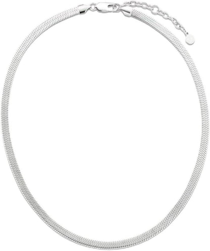 Elegante Damen Schlangenkette Edelstahl Silber Gold 5mm