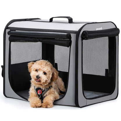 Faltbare Hundetransportbox 61x52x45cm – Stabil & Atmungsaktiv