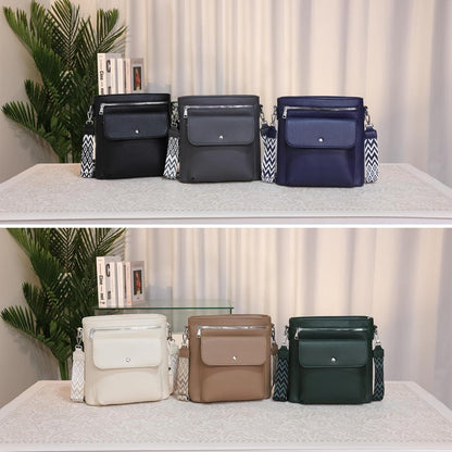 YISUOHOOM Umhängetasche Damen Mittelgroß Crossbody Bag 3 Reißverschlusstaschen
