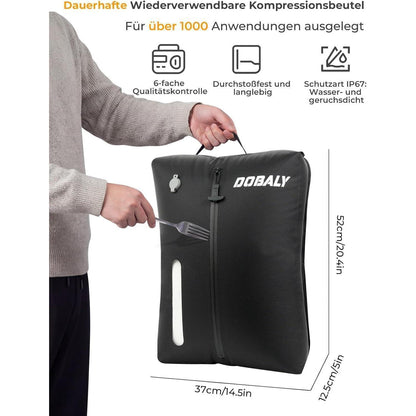 Vakuum Kompressionsbeutel Reise 24L mit Pumpe