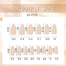 30 Pcs Kristall Cat Eye Press On Nails Blutrot Mittel Oval