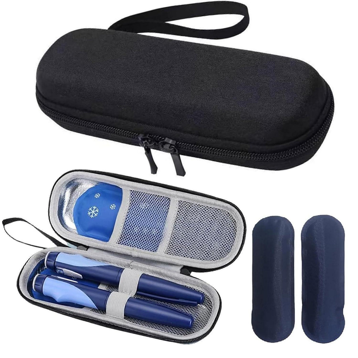 Insulin Kühltasche mit Kühlakkus – Diabetiker Reisetasche