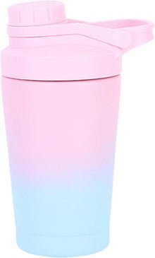 Protein Shaker Edelstahl 500ml doppelwandig Isoliert auslaufsicher