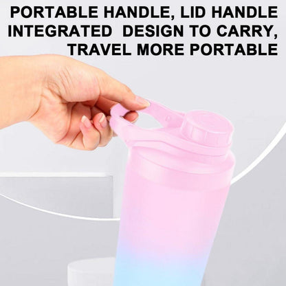 Protein Shaker 500ml Edelstahl Vakuum Isoliert Auslaufsicher