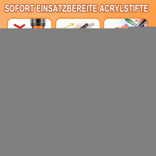 Acrylstifte Set 180 Farben – Pinselspitze für Steine, Holz & mehr