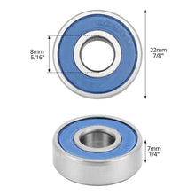 Kugellager 608RS ABEC 9 Doppelt Geschirmt 16er Pack