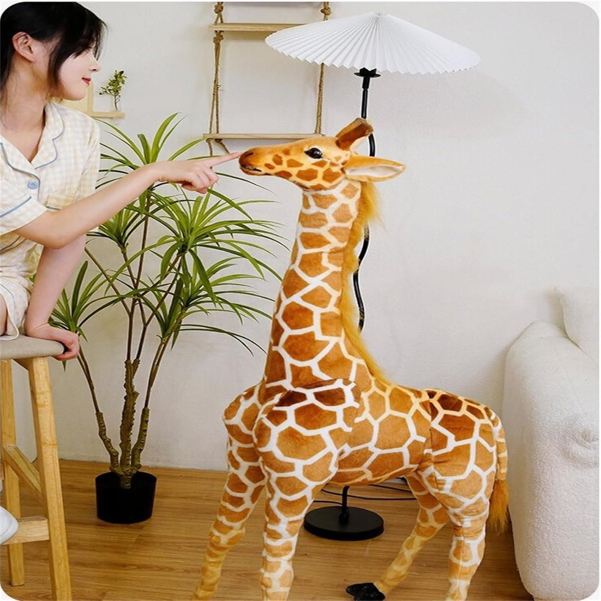 80 cm Giraffe Kuscheltier – Weiches Plüschtier Geschenk
