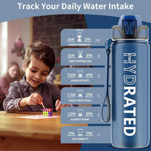 Trinkflasche 750ML BPA-frei Wasserflasche Strohhalm