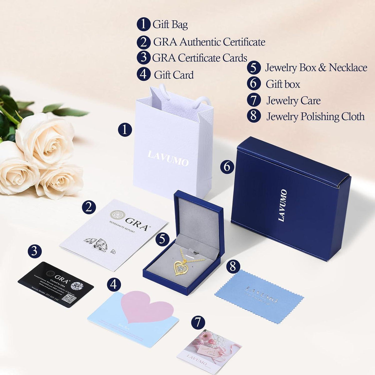 Moissanite Halskette Damen Silber 925 Herz Anhänger Valentinstag Geschenk