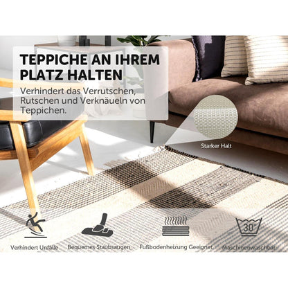 Antirutschmatte Teppich 80x150cm – Rutschfest & Boden schützend
