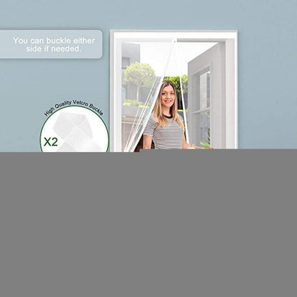 Magnet Fliegengitter für Balkontür 95x220cm Weiß, ohne Bohren