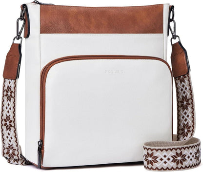 Umhängetasche Damen Vegan-leder Crossbody Schultertasche Vorderseite