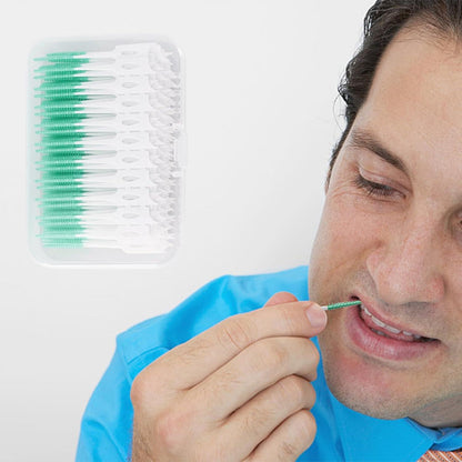 100er Pack Interdentalbürsten Zahnzwischenraumbürsten Zahnpflege