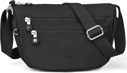 Umhängetasche Damen Klein Wasserdicht Nylon Crossbody Bag Casual